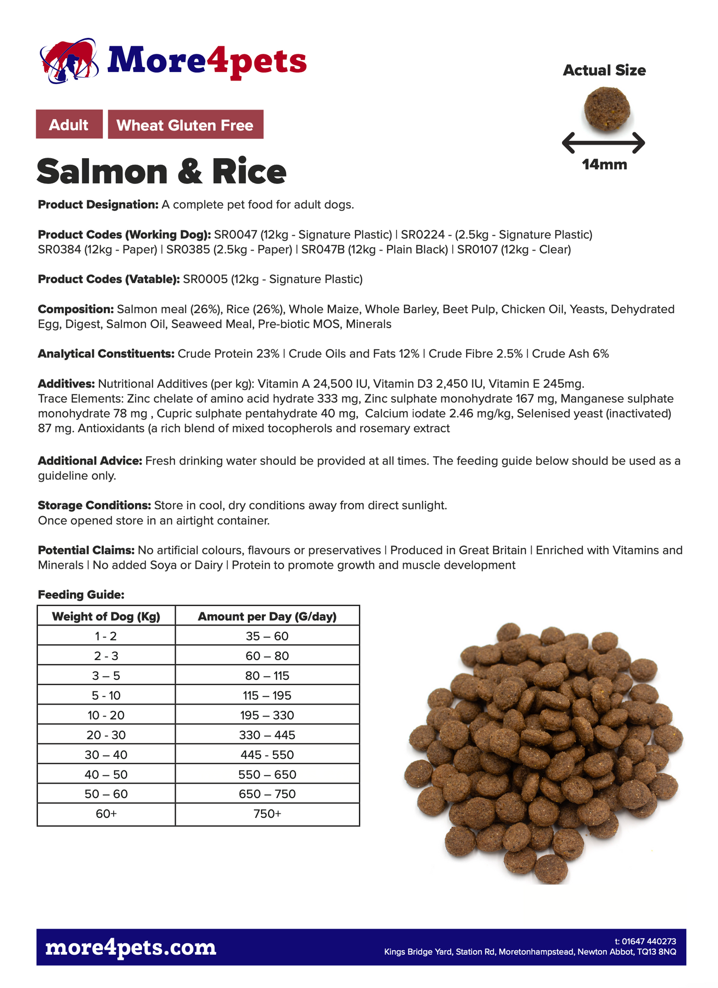 Salmon & Rice 2.5kg
