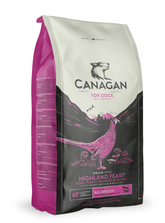 Canagan Highland Feast Dry Dog Food - 12kg