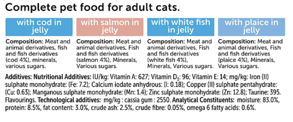 Felix Fish Selection in Jelly Wet Cat Food Pouches - 40 x 85g