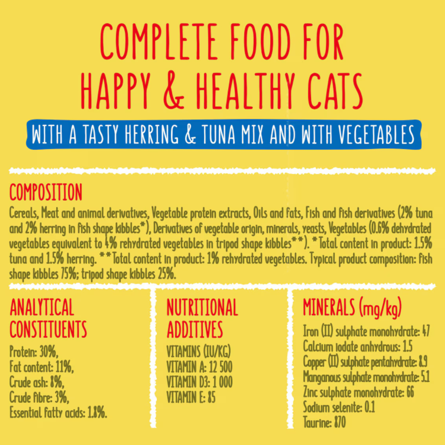 Go Cat Tuna, Herring & Veg Dry Cat Food - 10kg