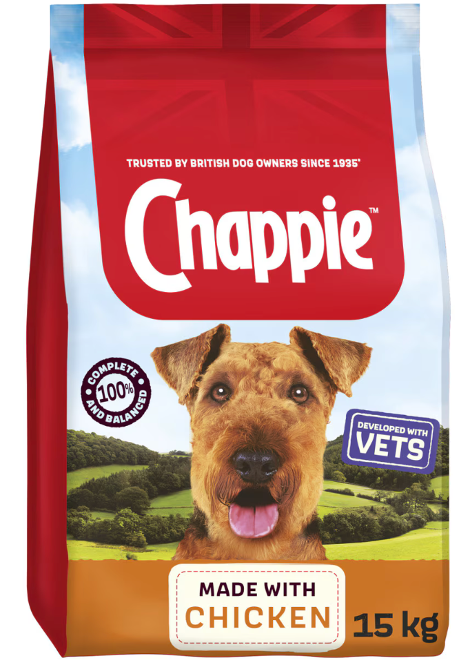 Chappie Complete Chicken Dry Dog Food - 15kg