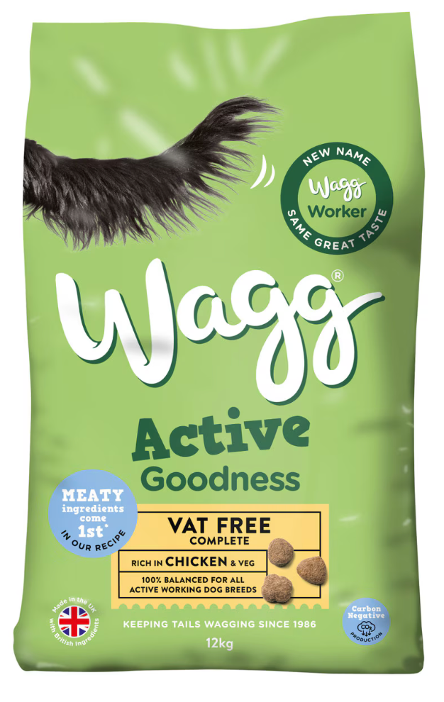 Wagg Adult Active Goodness Chicken & Veg Dry Dog Food - 12kg