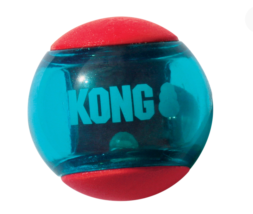 Kong Action Squeezz Balls Medium 3Pack