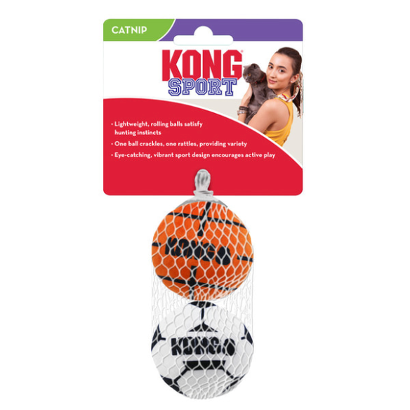 KONG Cat Sport Balls (Catnip)