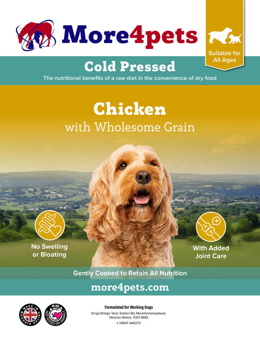 Chicken With Wholesome Grain 5kg (Cold Pressed)