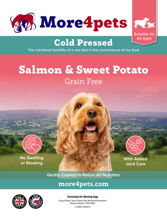 Salmon & Sweet Potato 5kg (Cold Pressed)