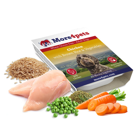 Chicken & Brown Rice with Vegetables (Wet Tray) 395g