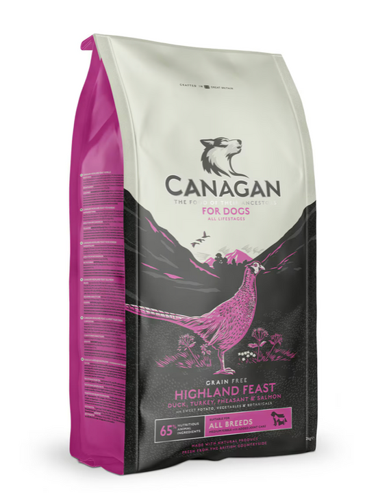 Canagan Highland Feast Dry Dog Food - 12kg
