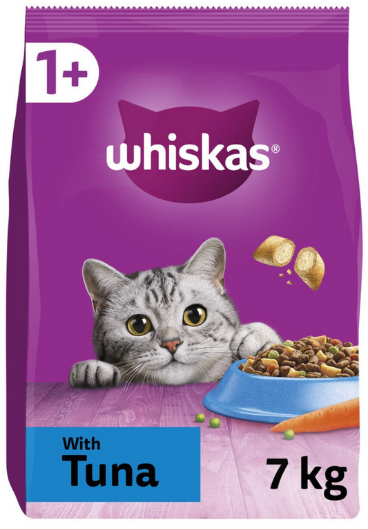 WHISKAS 1+ Cat Complete Dry with Tuna - 7kg