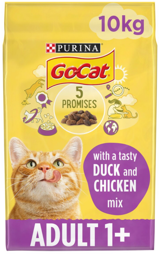 Go Cat Chicken & Duck Dry Cat Food - 10kg