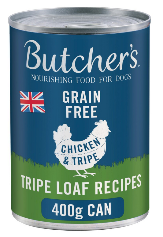 Butchers Tripe & Chicken Wet Dog Food Cans - 12 x 400g