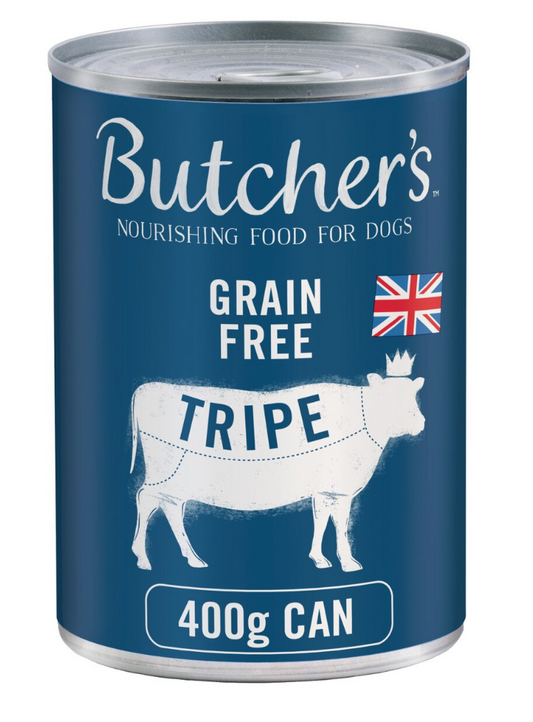 Butchers Tripe Wet Dog Food Cans - 12 x 400g