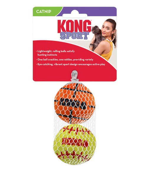 KONG Cat Sport Balls (Catnip)